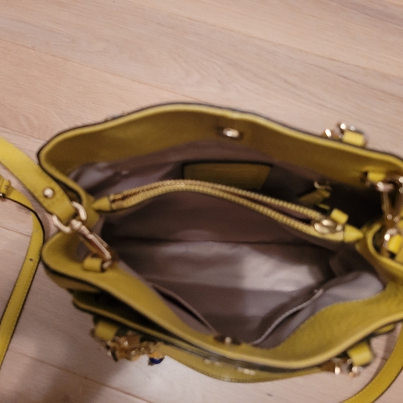 COACH Yellow Handbag Satchel - Picture 3 of 9